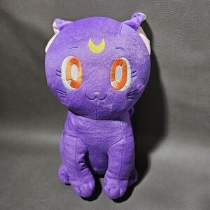 Sailor Moon Luna Plush Toy Purple Cat New W/ Tag Official Luna Cat Plush NWT